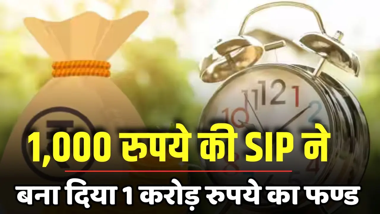 A SIP of Rs 1000 created a fund of Rs 1 crore