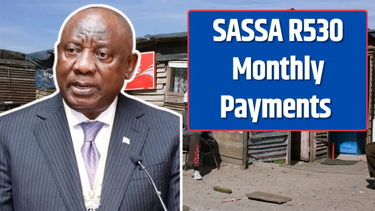 SASSA R530 Monthly Payments